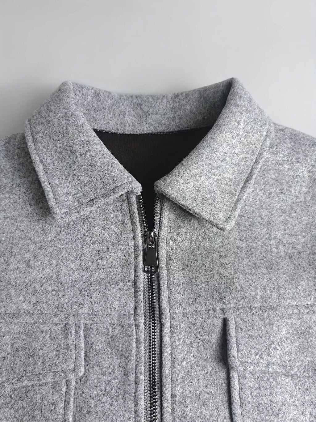 Color Block Zip-Up Jacket