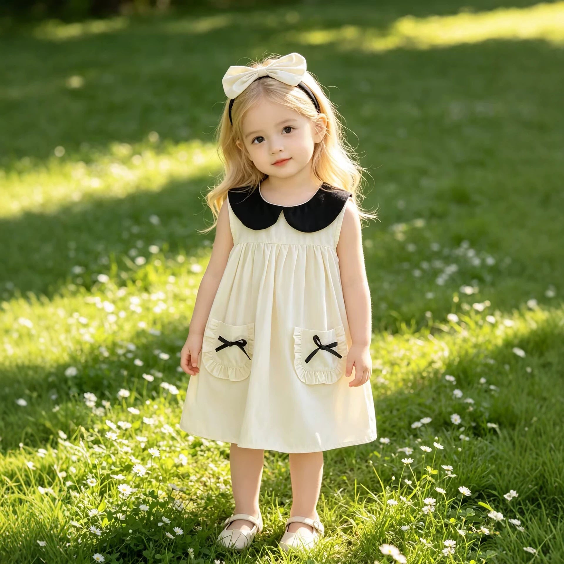 Sleeveless Hip-hugging Dress For Girls