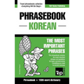 English-Korean phrasebook and 1500-word dictionary - Paperback