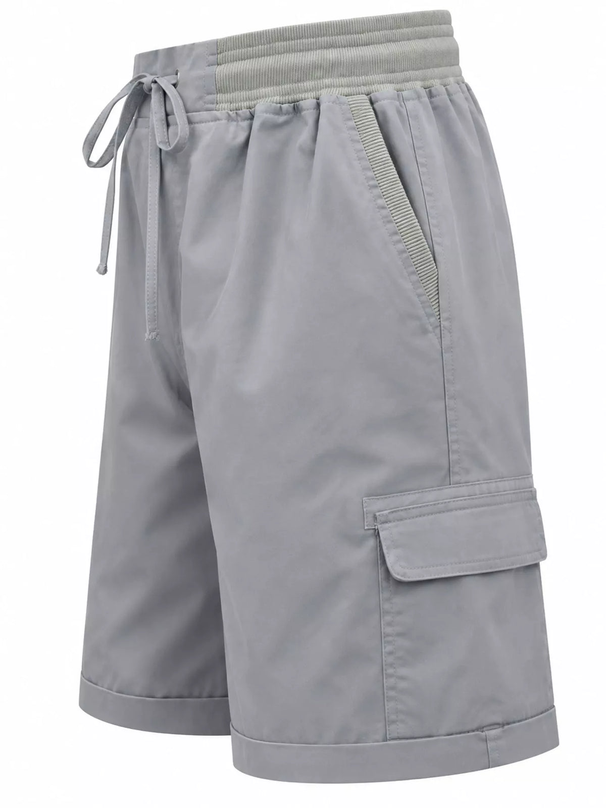 Full Size Drawstring Cargo Shorts Plus Size
