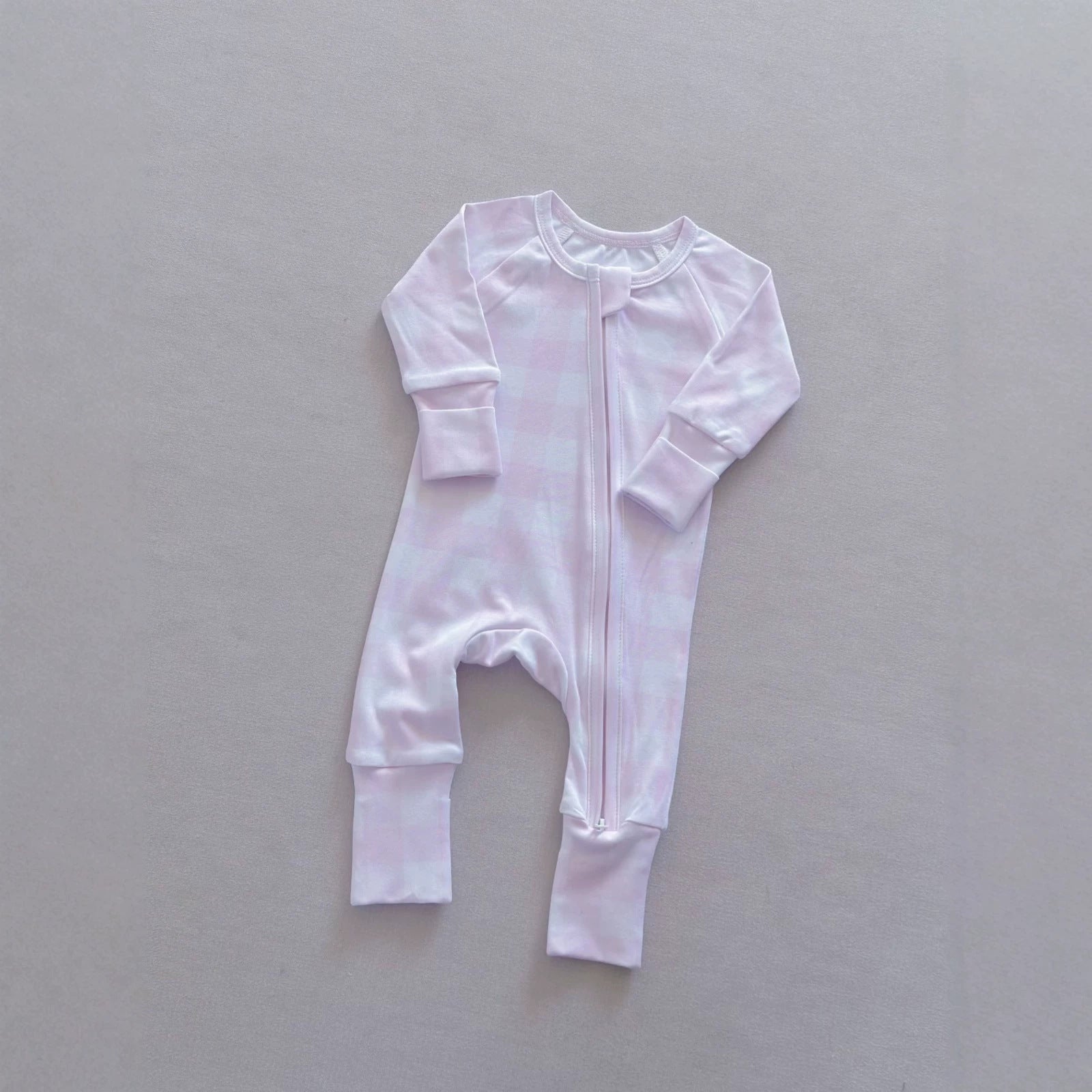 New-style Baby Plaid Onesie Romper