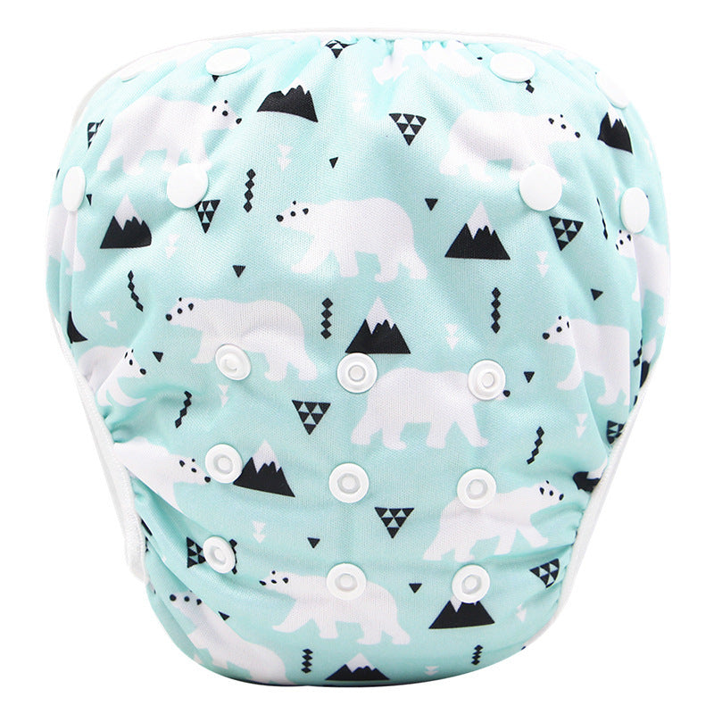Fashionable Children's Cartoon Swim Trunks