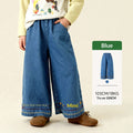 Everyday Versatile Straight-leg Wide-leg Pants For Children