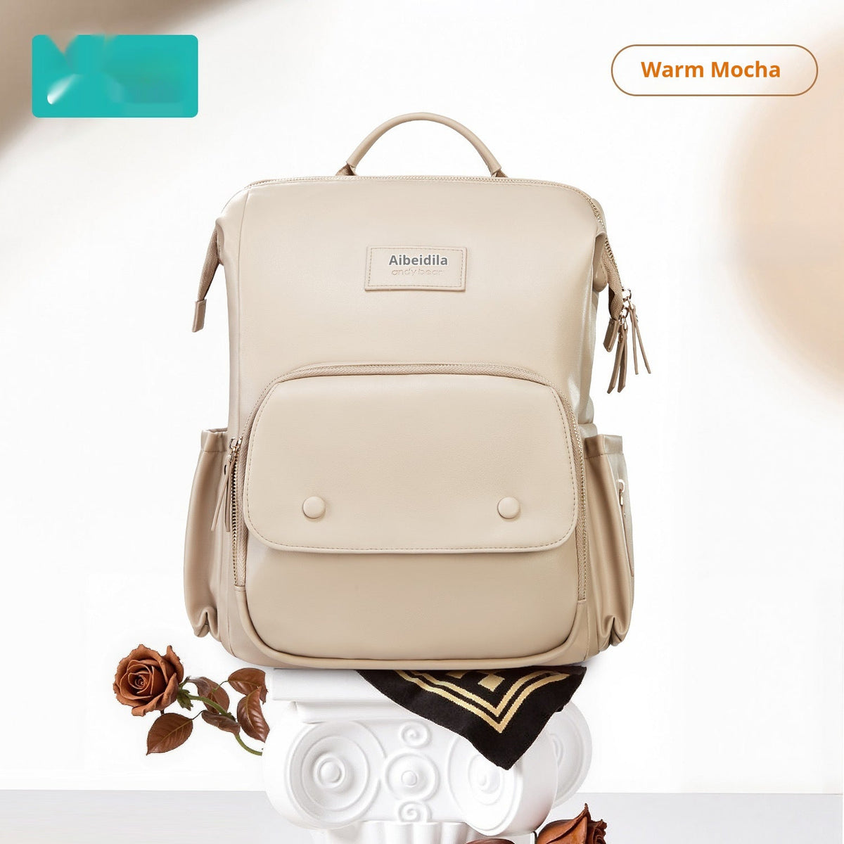 Outdoor Large-Capacity Multi-Functional Mommy Bag Maternity Backpack