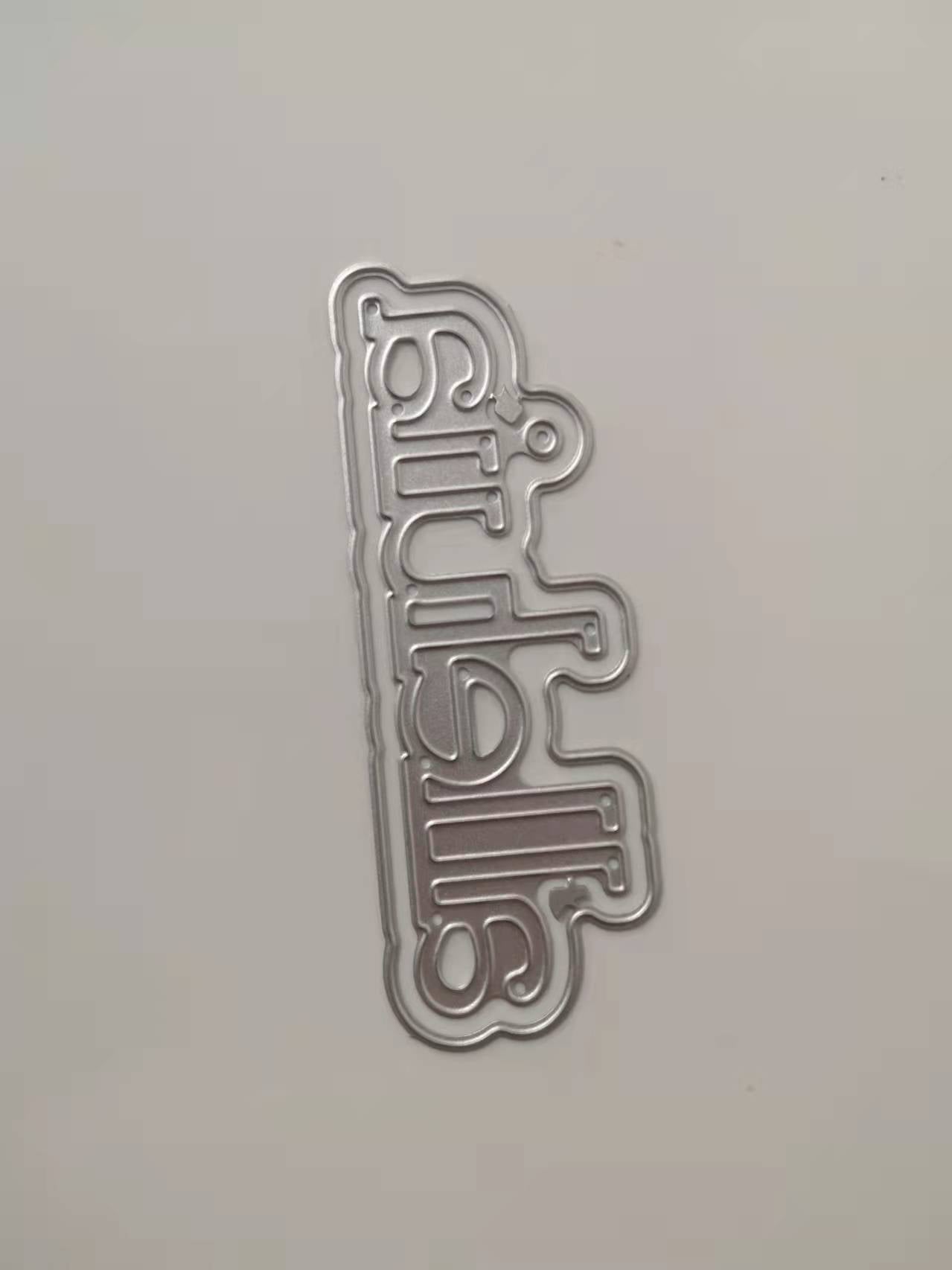 3 Style Of Snowflake And Sentiment Quotes Cutting Die For Christmas