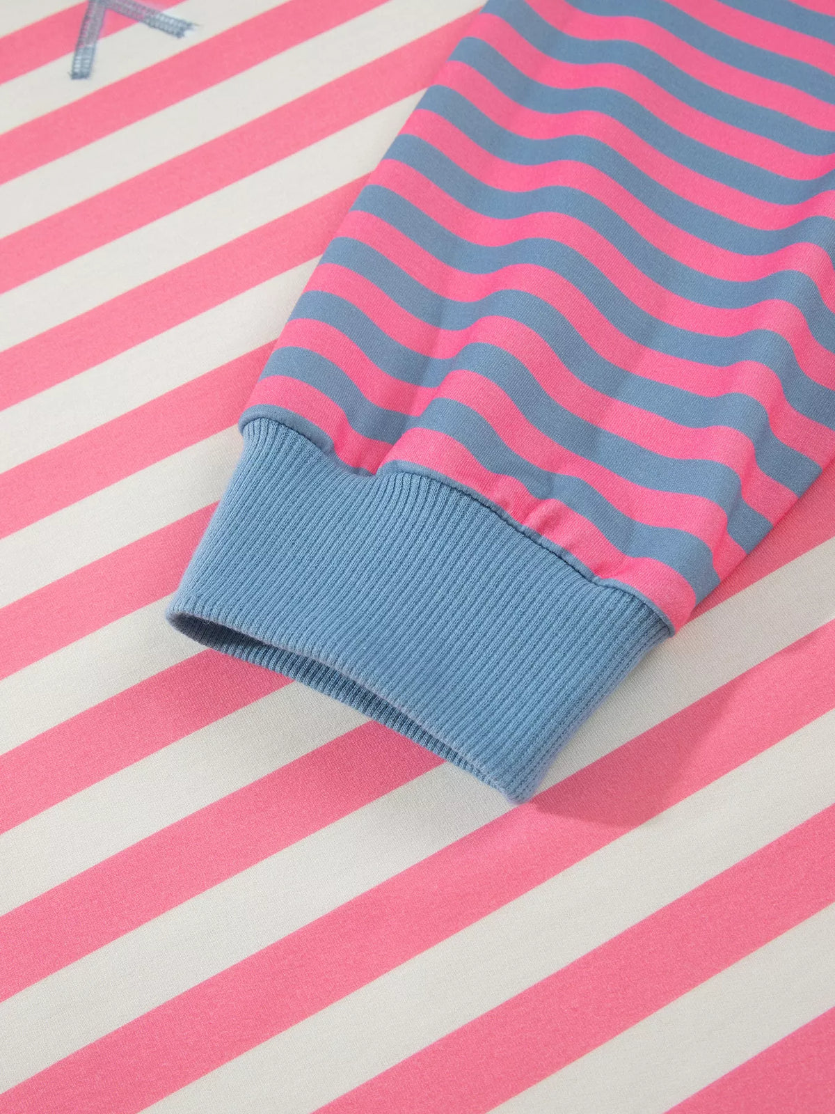Plus Size Color Block Striped Crewneck Long Sleeve Shift Tunic Sweatshirt
