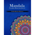 Mandala Coloring Book for Adults, 72 Stress Relieving Mandalas - Paperback