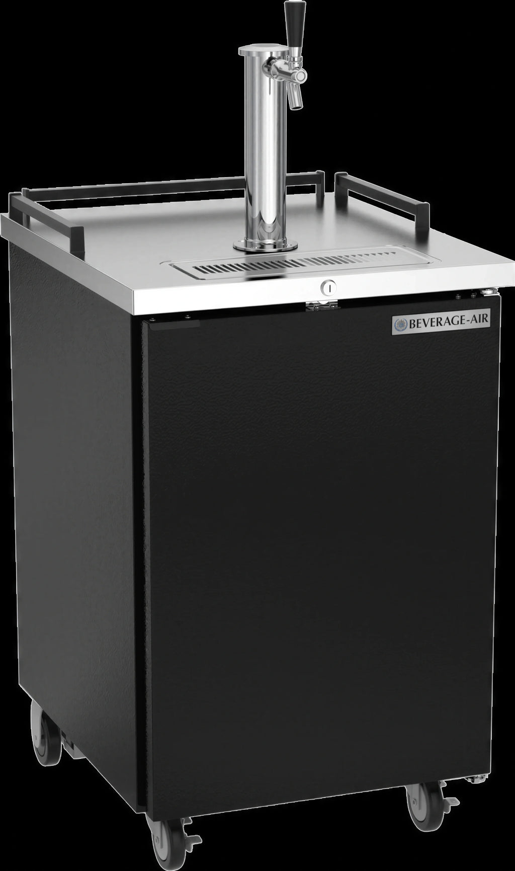 Beverage Air BM23HC-B Portable Draft Beer Cooler, 24-Inch Wide, 1-Keg Capacity, Single-Faucet Tower
