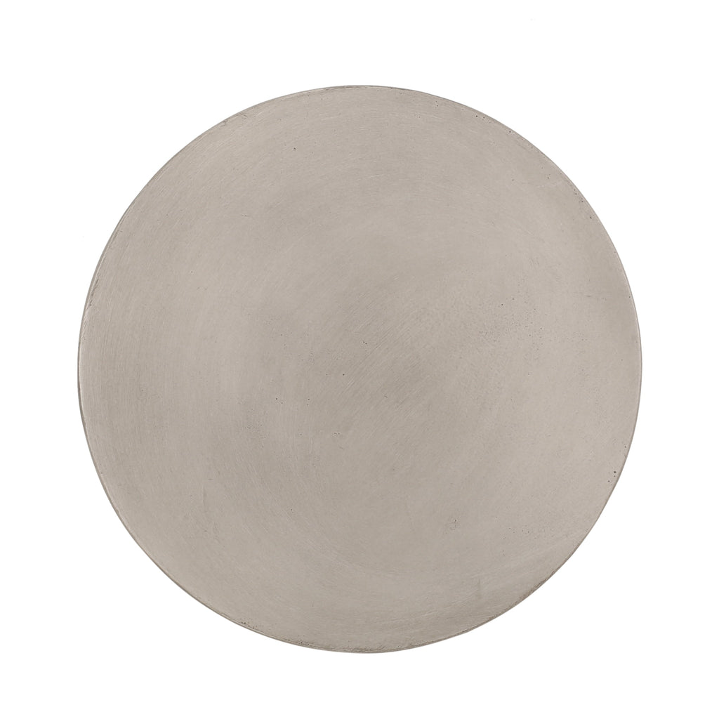 Outdoor LightWeight Concrete Side Table,Light Gray_70886.00