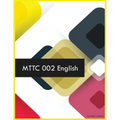 MTTC 002 English - Paperback