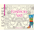 Escapes Fashion Art Coloring Book - Paperback