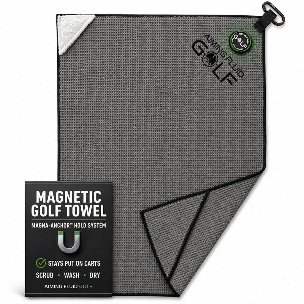 Magna-Anchor™ Magnetic Golf Towel – Stubby (16×24)