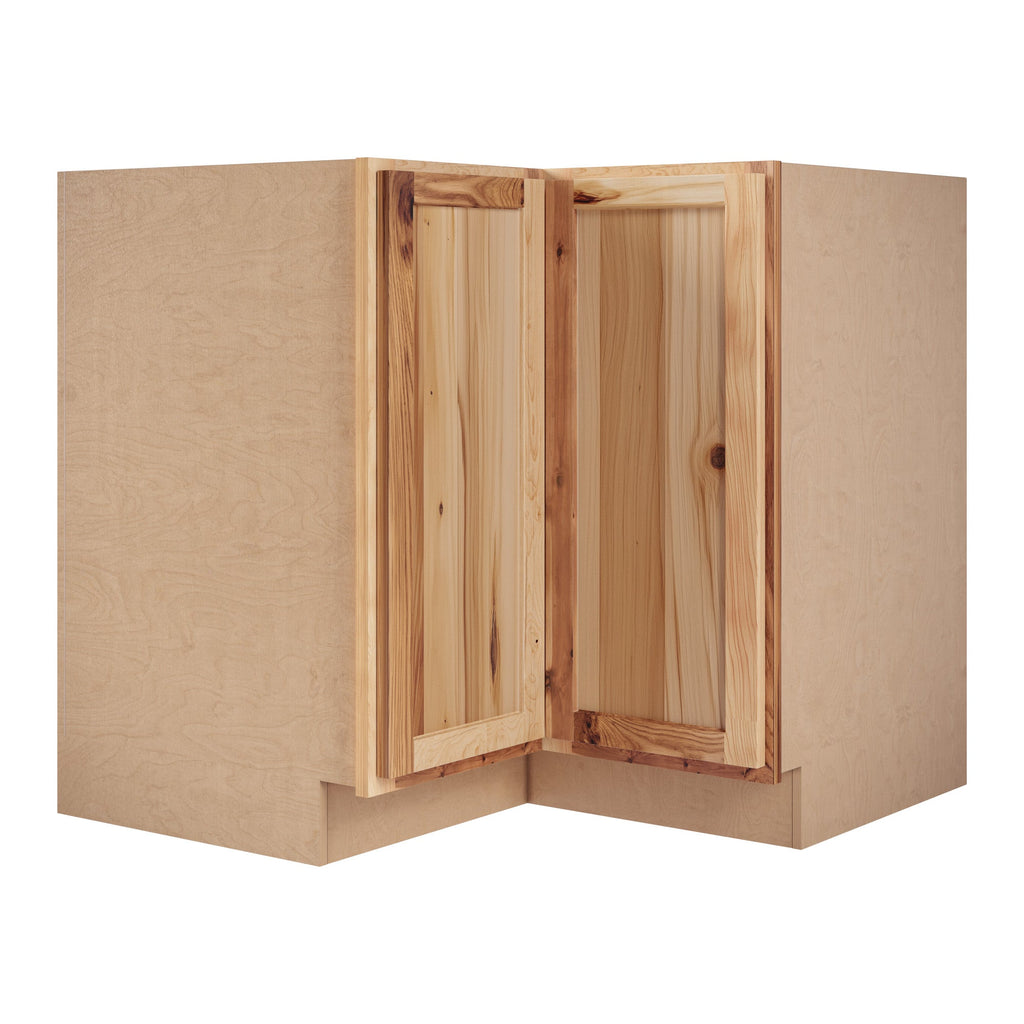 Rustic Hickory 36" Lazy Susan Corner Base Cabinet