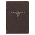 Nlt, the Spiritual Growth Bible (Faux Leather, Walnut Brown) - Imitation Leather
