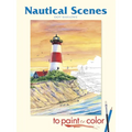 Nautical Scenes to Paint or Color - Paperback
