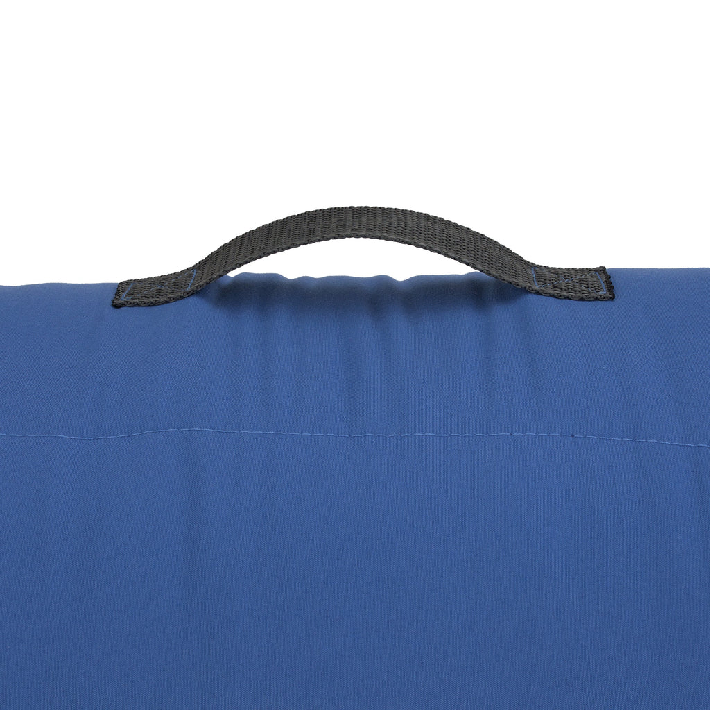 The Child Cutest in the Galaxy Blue, Green and Gray Grogu, Hover Pod, and Stars Toddler Nap Mat