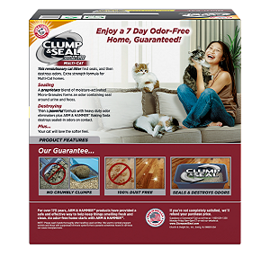 Arm & Hammer Clump & Seal, Complete Odor Sealing Clumping Litter
