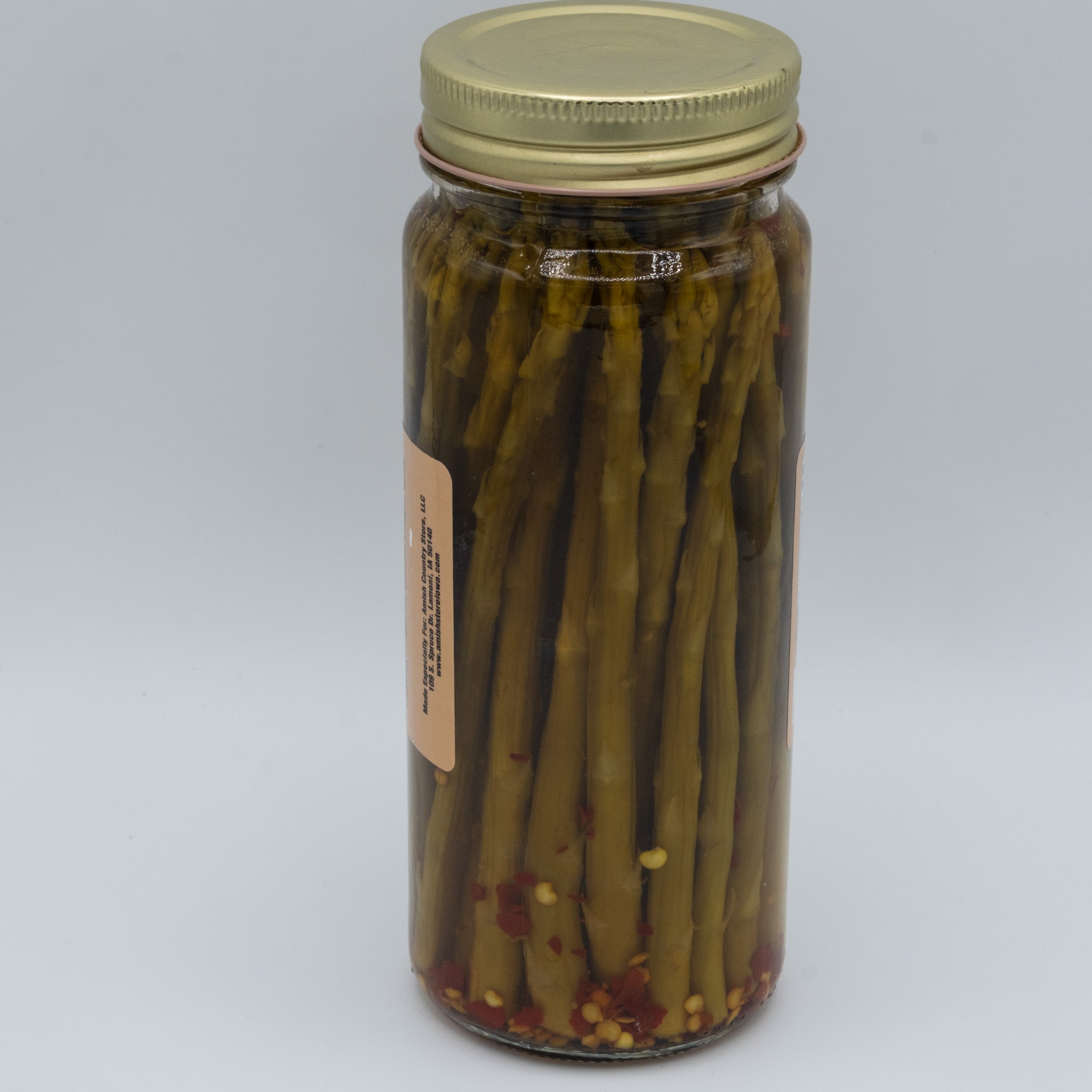 Hot Pickled Asparagus | Spicy Country Pantry Favorite | 16 oz.