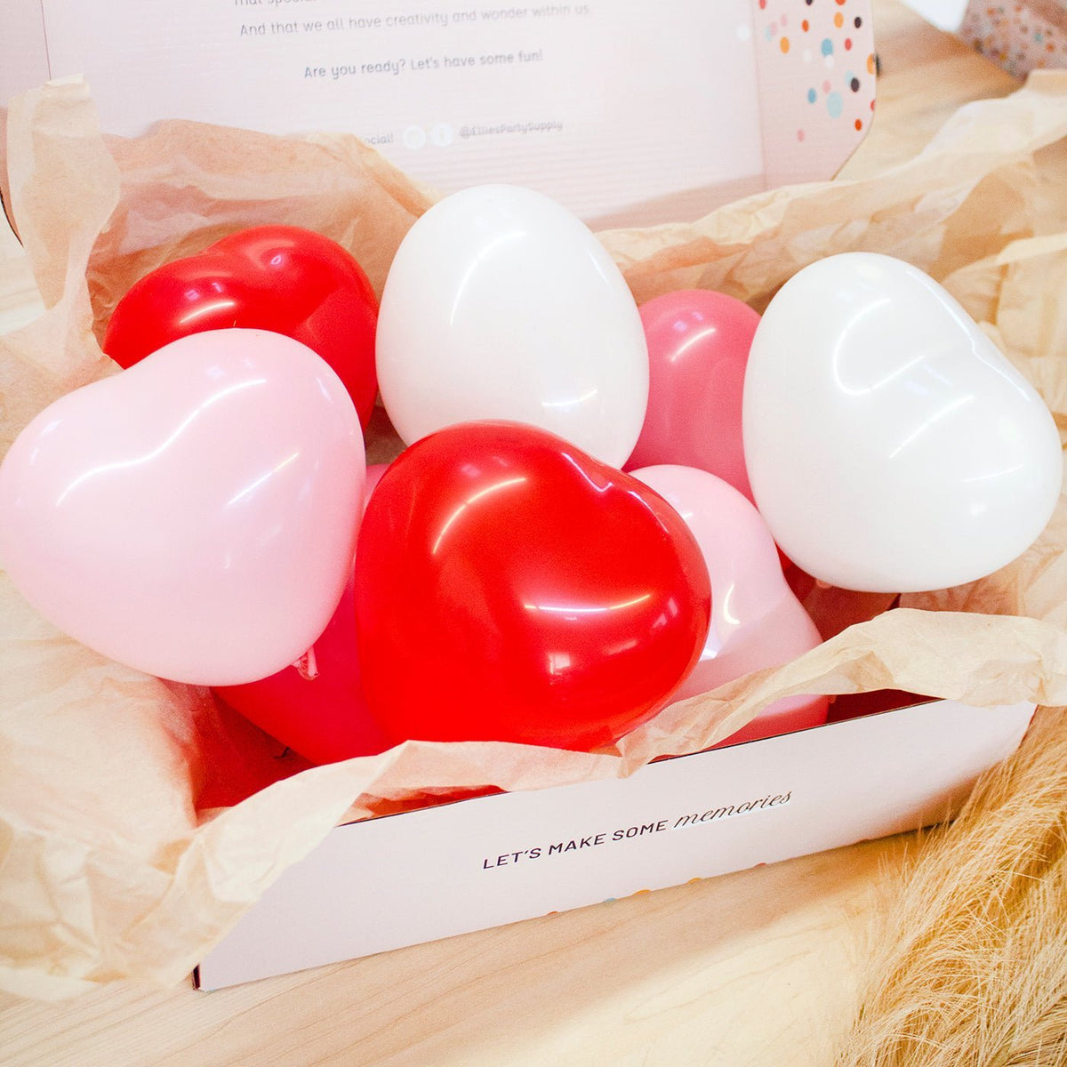 Assorted Mini Heart Balloon Pack
