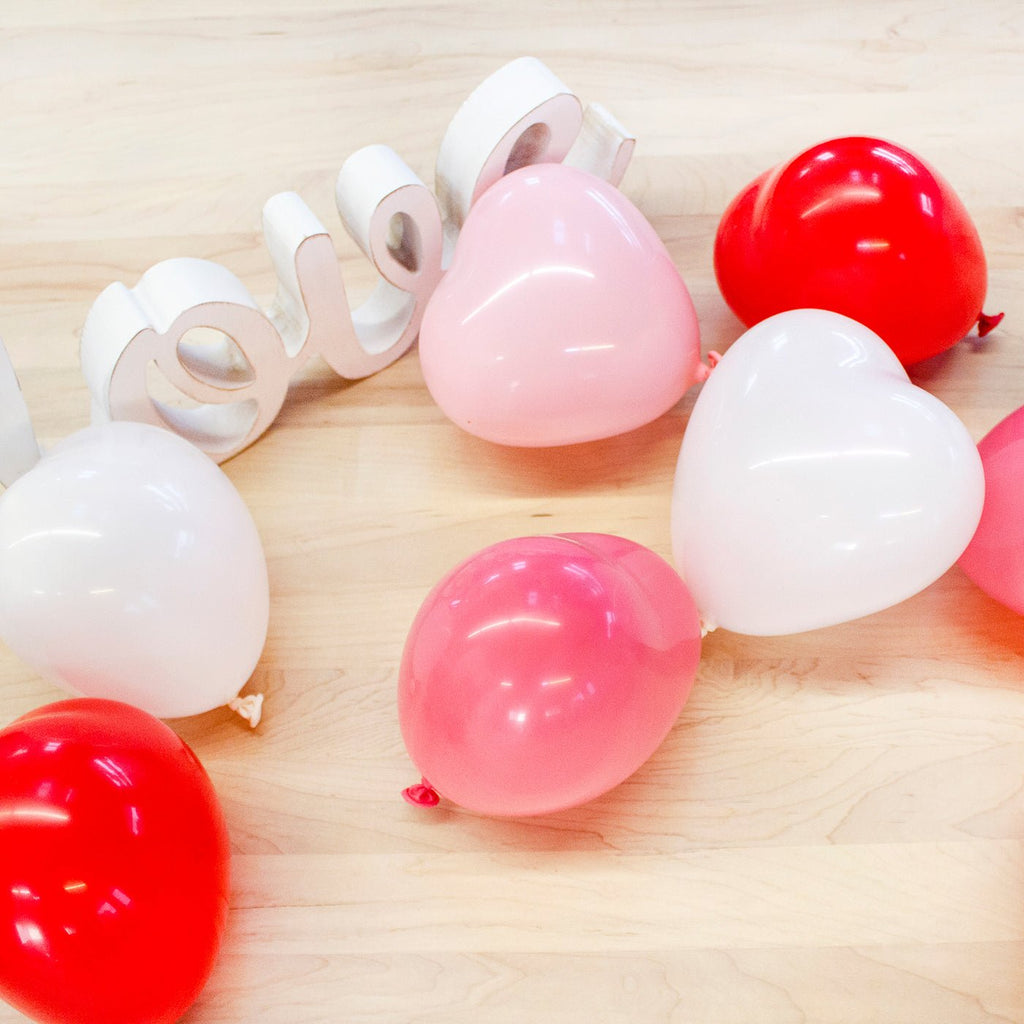 Assorted Mini Heart Balloon Pack