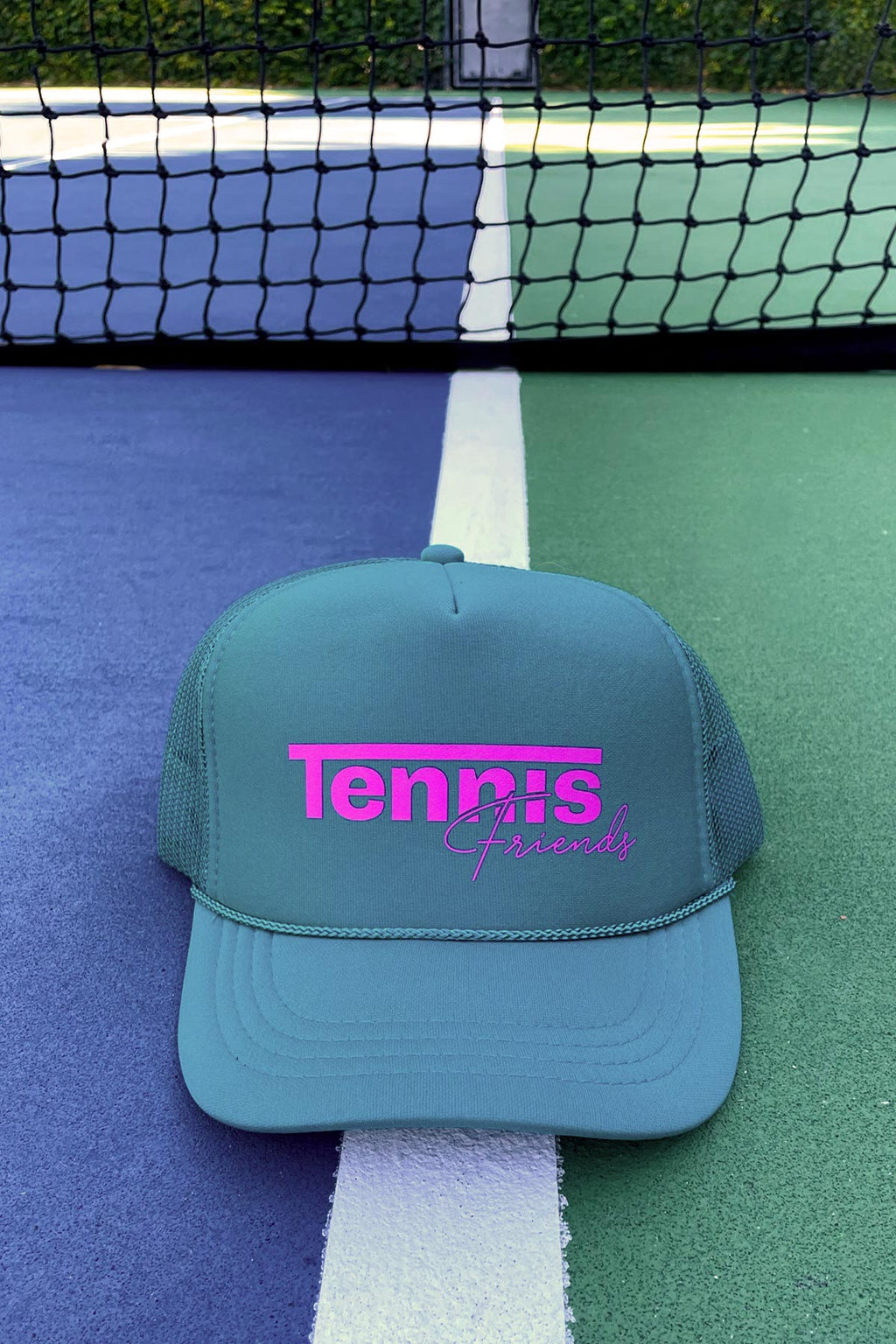 Tennis Friends Hat (White hats estimated ship date July 15)