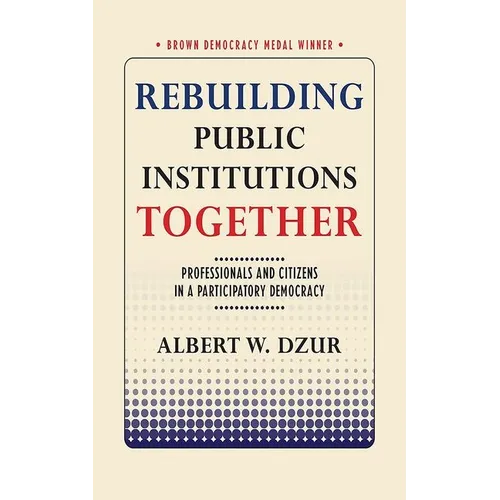 Rebuilding Public Institutions Together: Professionals and Citizens in a Participatory Democracy - Paperback