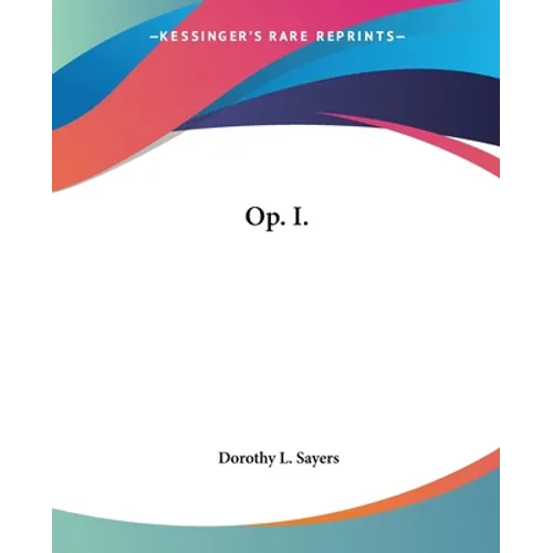 Op. I. - Paperback
