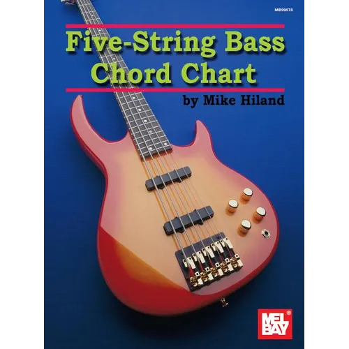Five-String Bass Chord Chart - Paperback