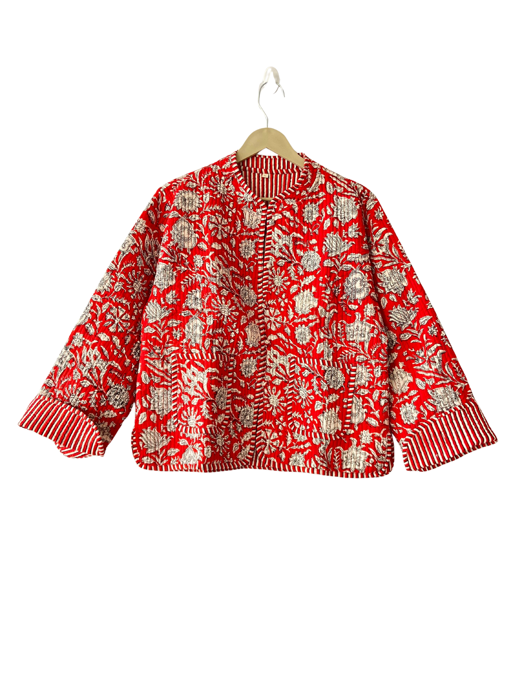The Charlotte Jacket in Scarlett