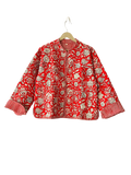 The Charlotte Jacket in Scarlett