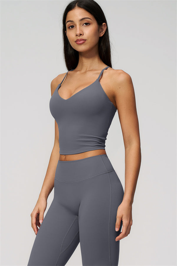 The Zura Tank Top Flared Leggings 2-Piece Set