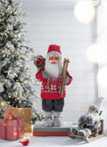 10.6X7.5X23.6" Standing Santa