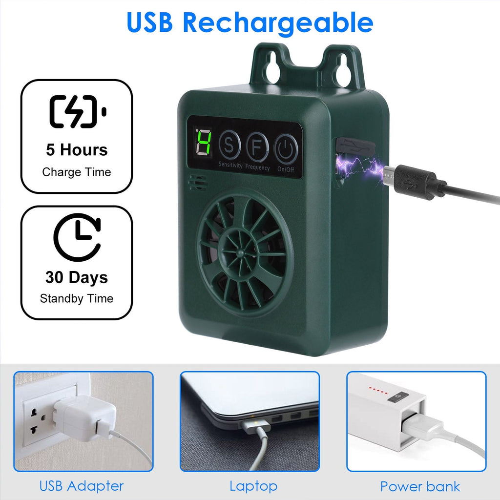 Ultrasonic Anti-barking Device for Indoor/Outdoor Use