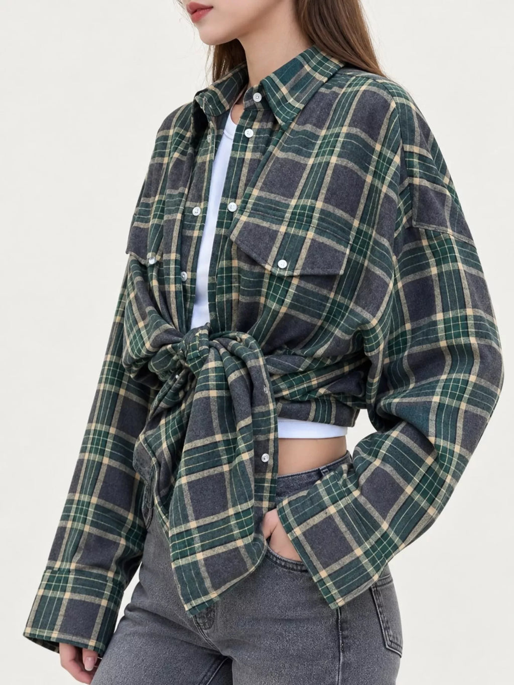 Plaid Button Up Shirt