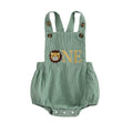 Cute Baby Summer Romper With Embroidered Straps