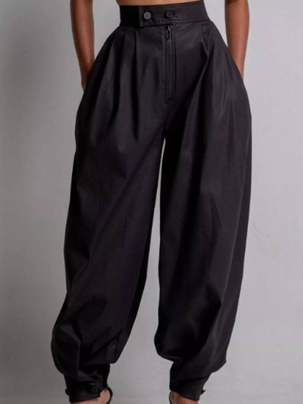 Full Size High-Waisted Balloon Leg Jeans Plus Size