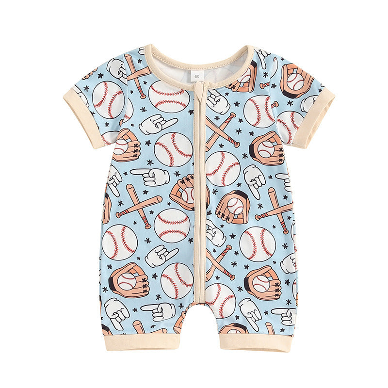 Baby Summer Short-sleeve Onesie Thin-style Newborn Clothing