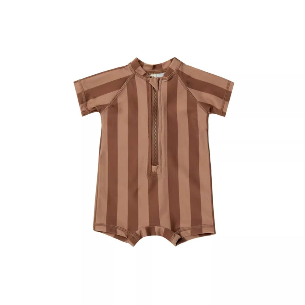 Boys Fresh-Style One-Piece Sun-Protection Swimsuit