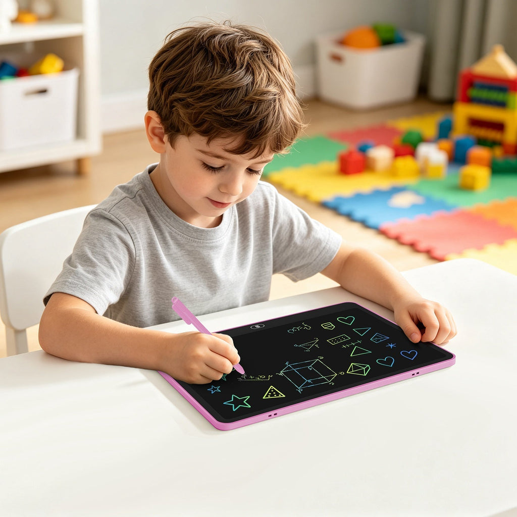 LCD Writing Tablet for Kids with Stylus & Lock Function