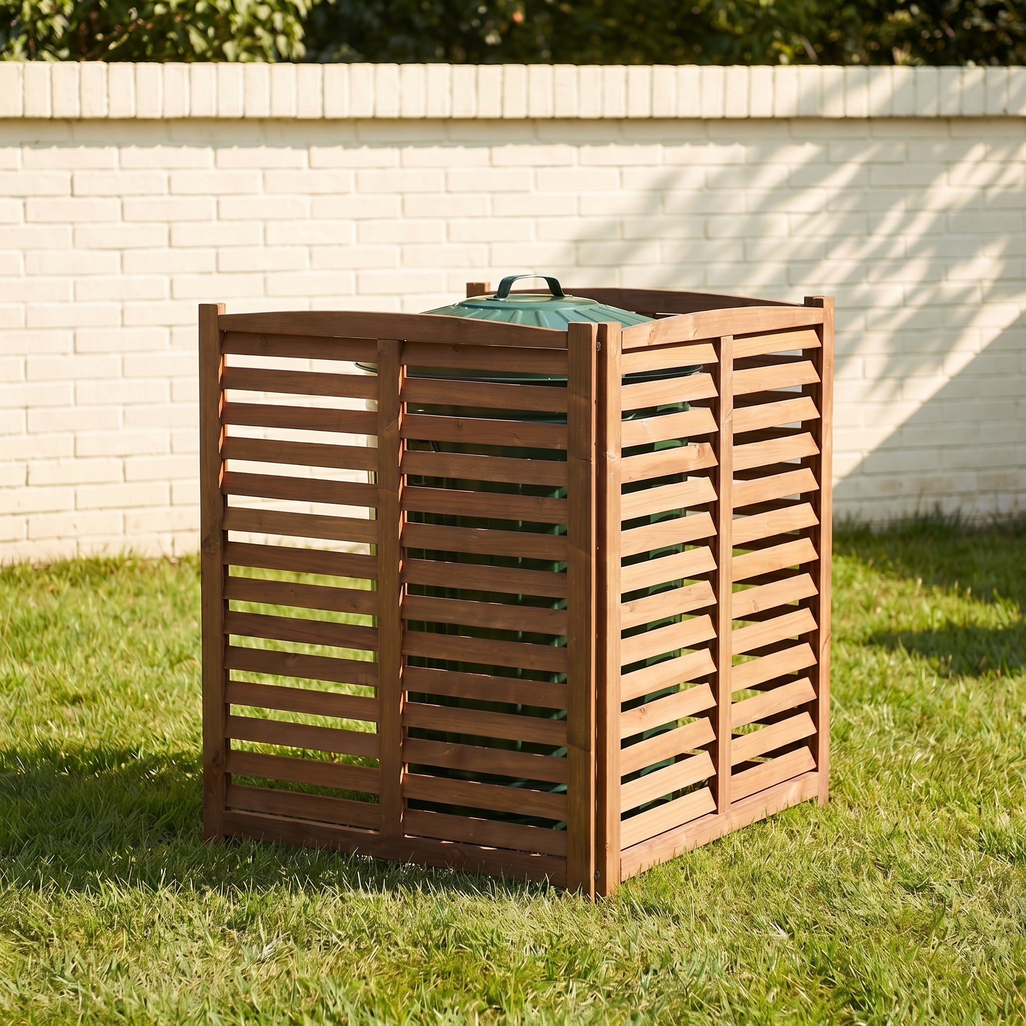 3-Panel Outdoor Air Conditioner Fence
