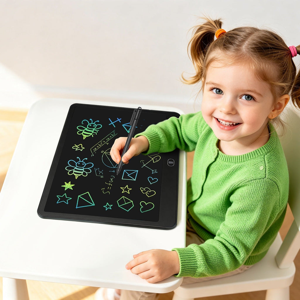 LCD Writing Tablet for Kids with Stylus & Lock Function
