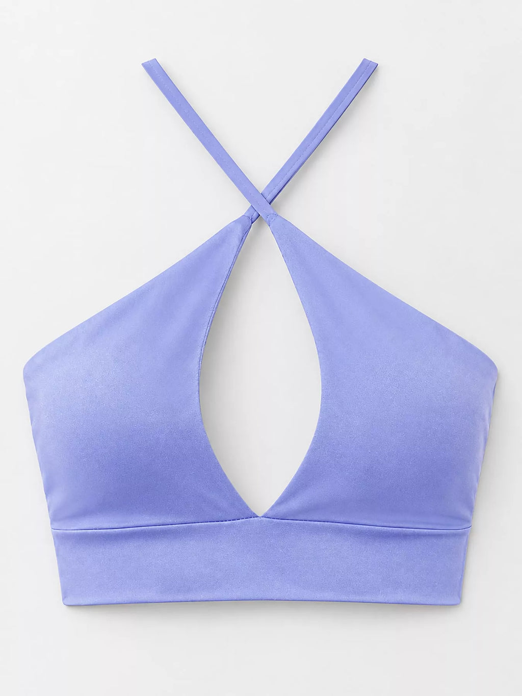 Halter Neck Cut-Out Crop Cami