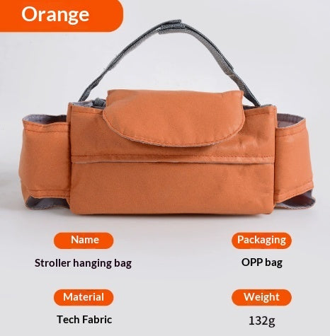 Stroller Hanging Bag Storage Pouch And Handy Shopping Bag For Strolling With Your Baby