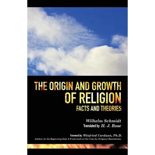 The Origin and Growth of Religion - Paperback