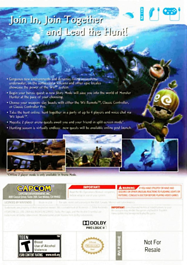 Monster Hunter Tri – Nintendo Wii (Wii)