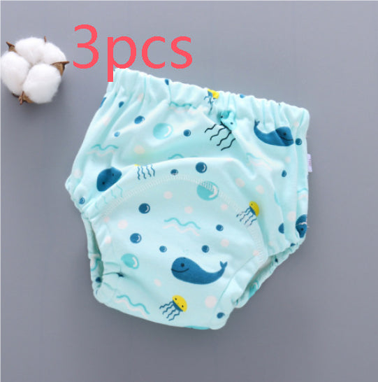 Baby Training Pants Washable 6-layer Gauze Diaper Cover Learning