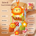 Bed Rattle Hanging Bedside Wind Chime Stroller Pendant Crib Bell Car-mounted Toy