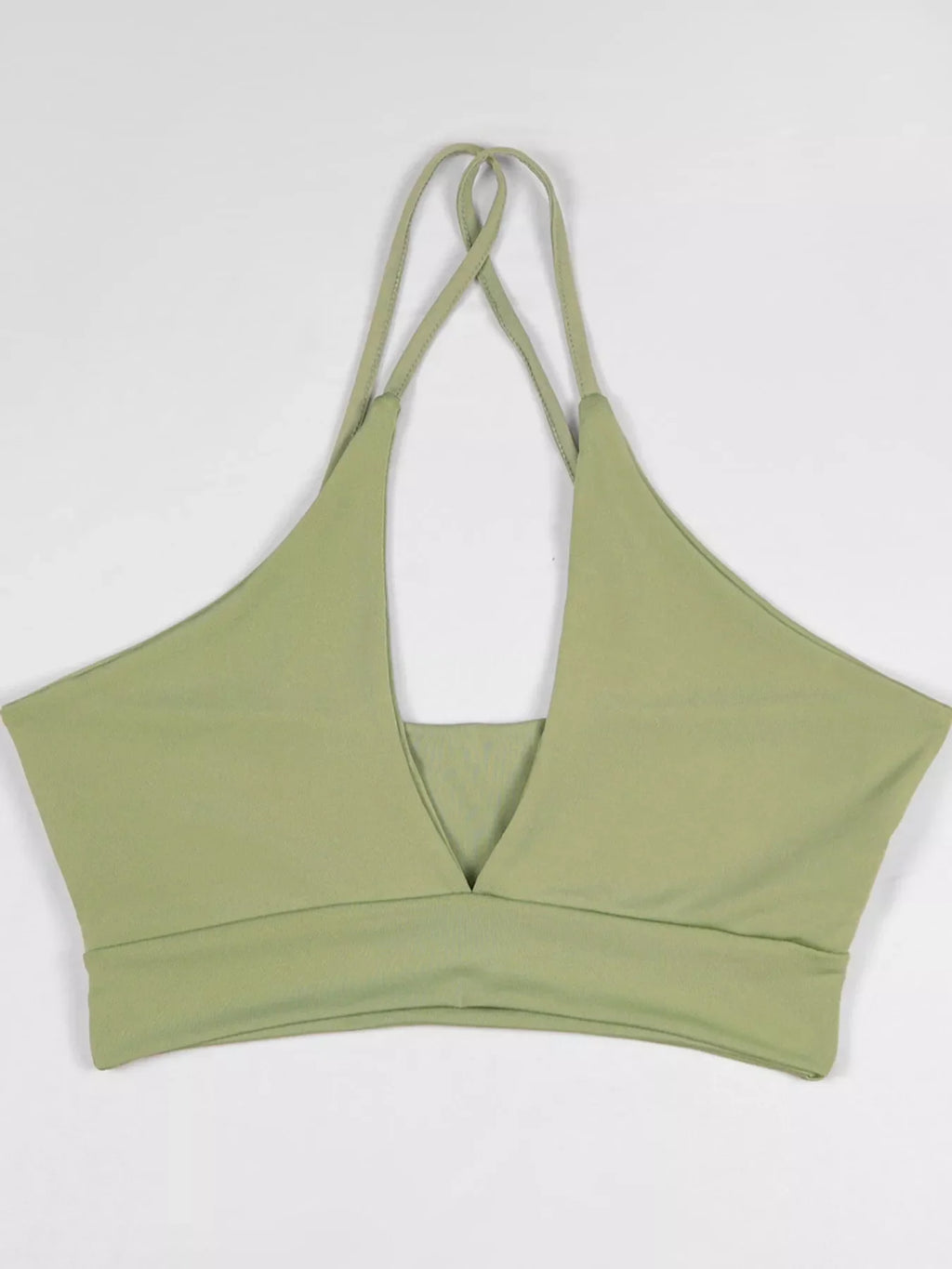 Halter Neck Cut-Out Crop Cami