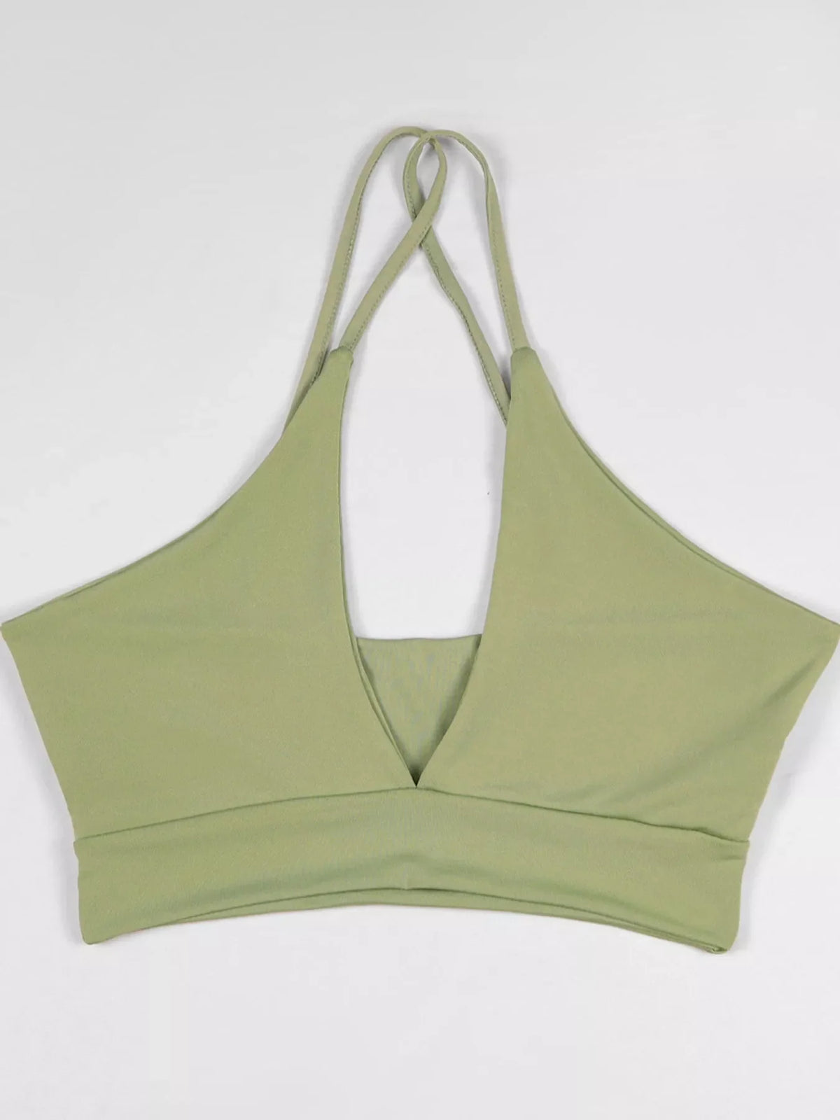 Halter Neck Cut-Out Crop Cami