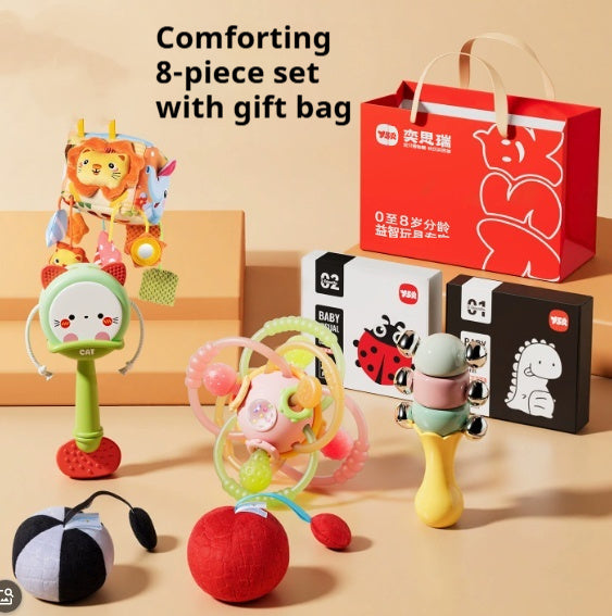 Bed Rattle Hanging Bedside Wind Chime Stroller Pendant Crib Bell Car-mounted Toy